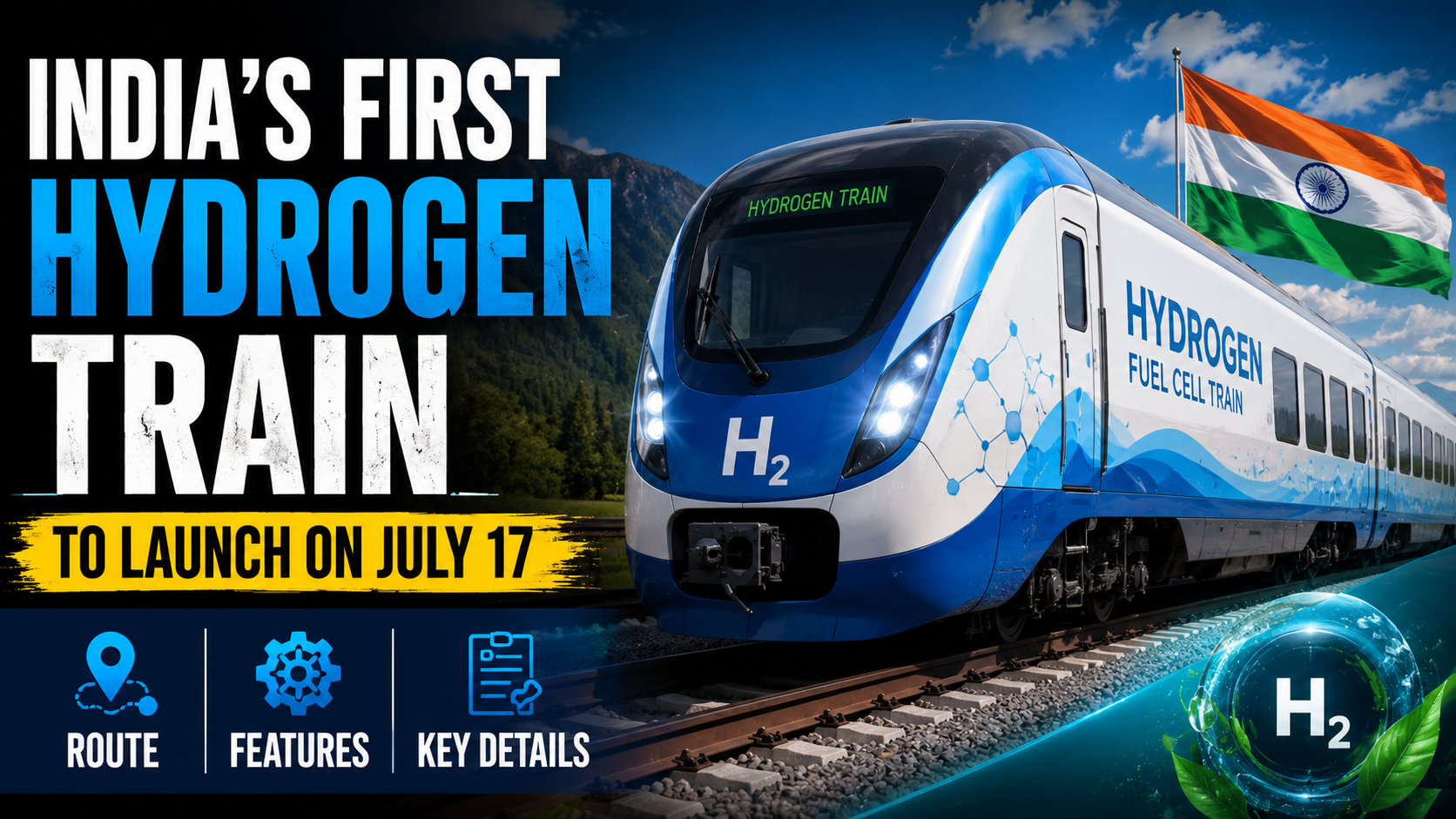 hydrogen train india