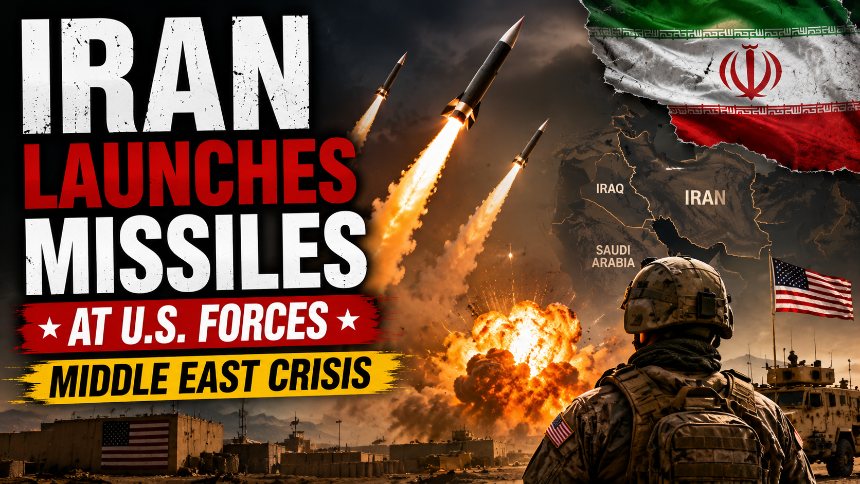 iran launches missiles