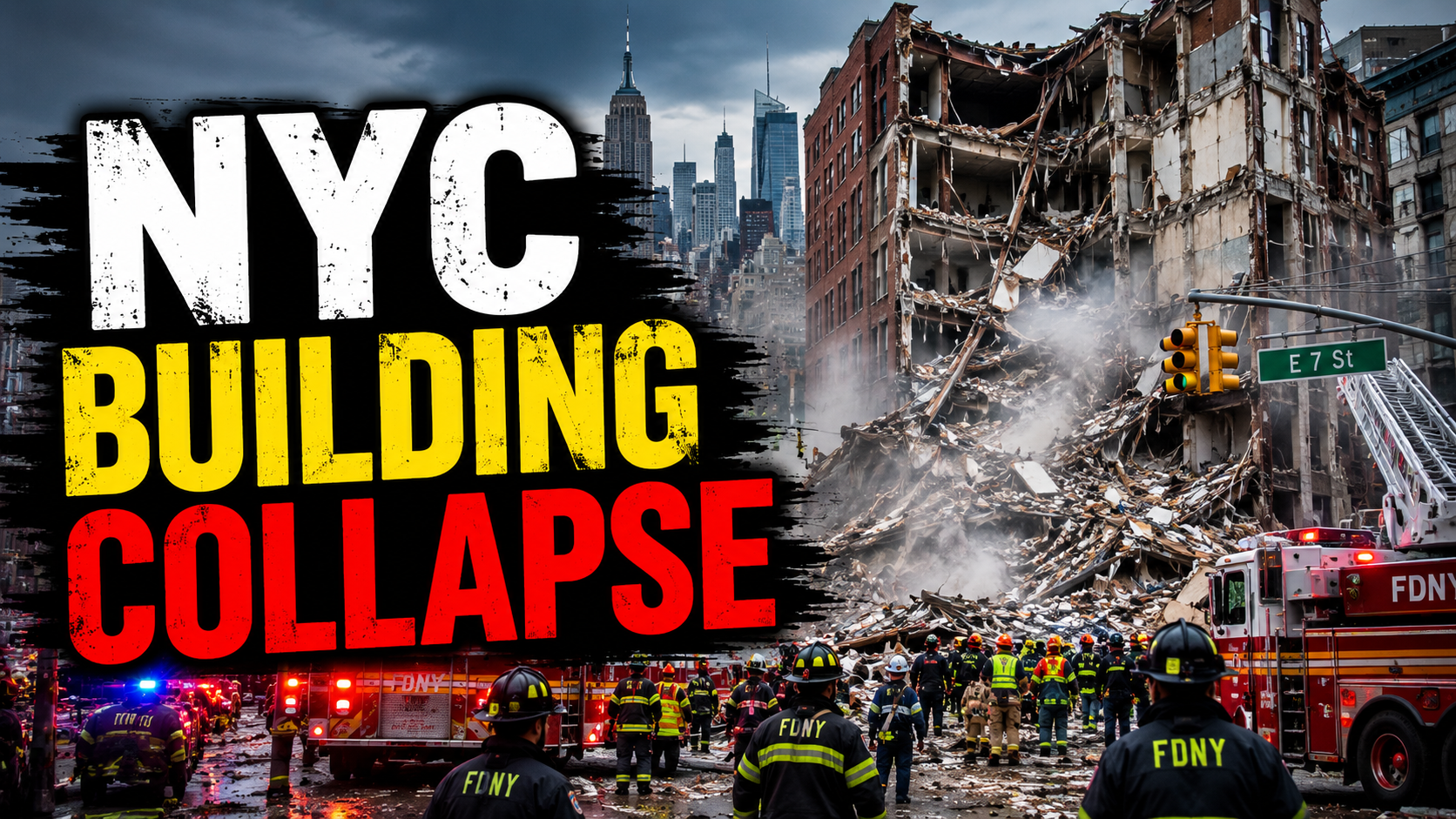 nyc building collapse