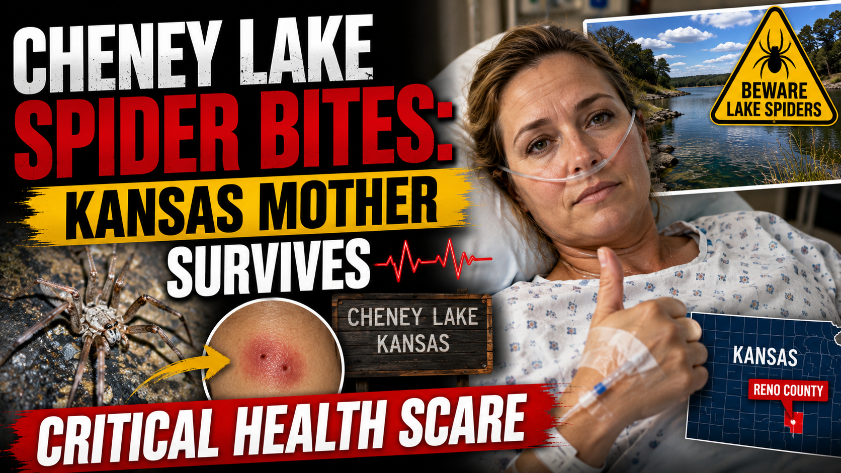 Cheney Lake Spider Bites